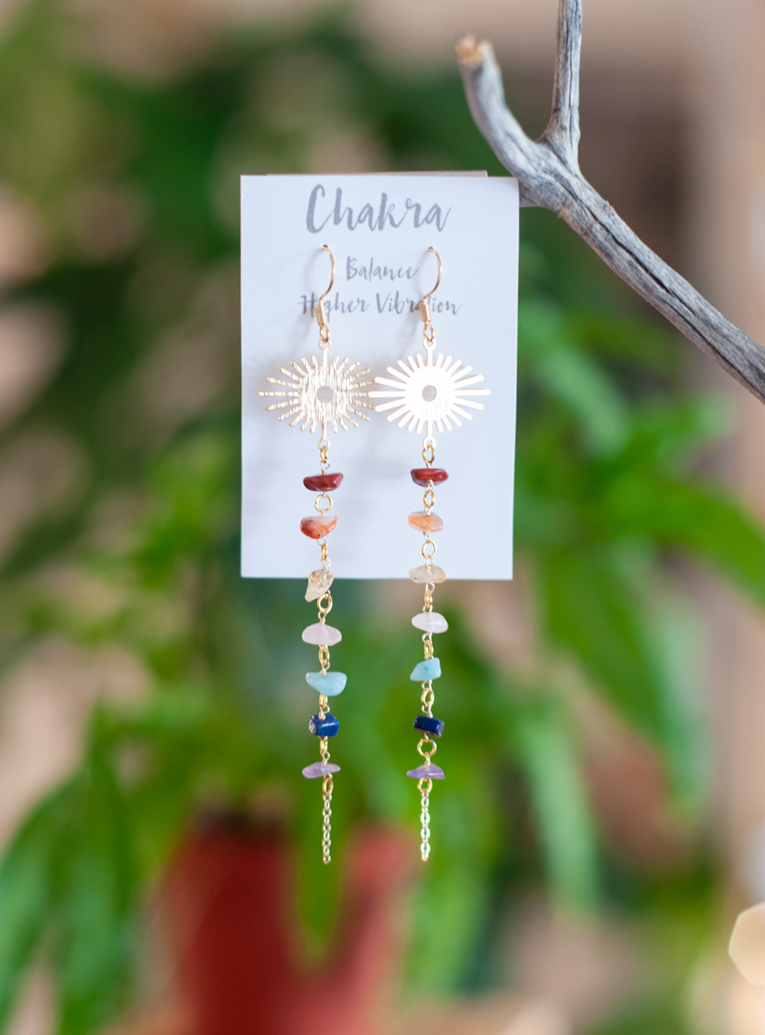 Chakra Sun Earrings