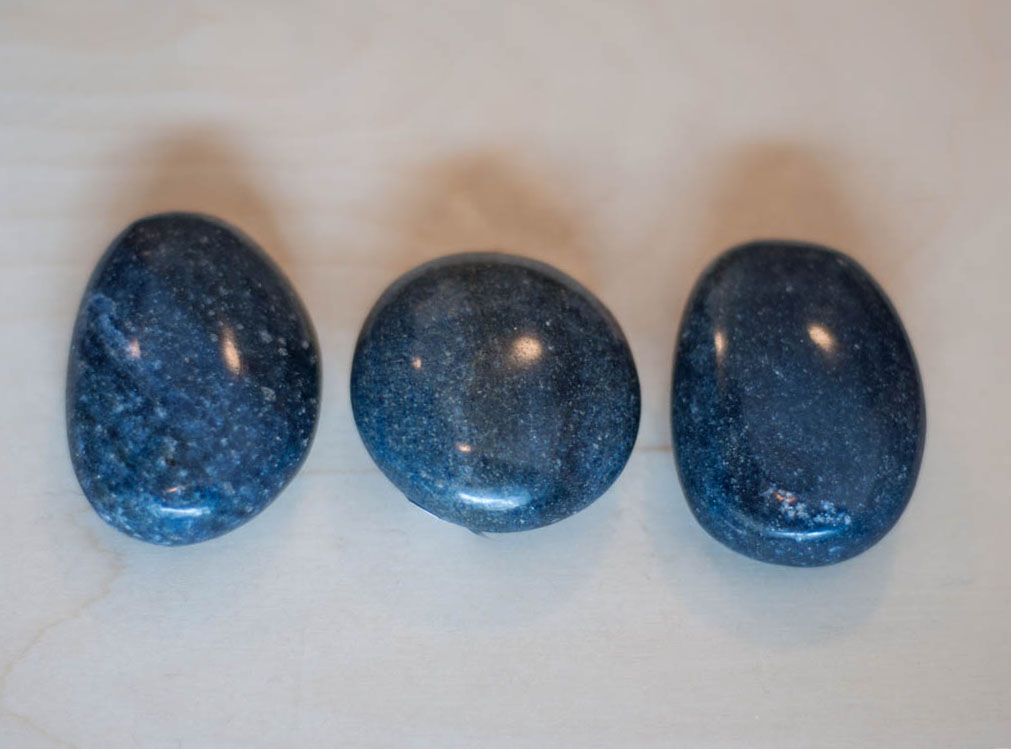 Lazulite Palm Stones