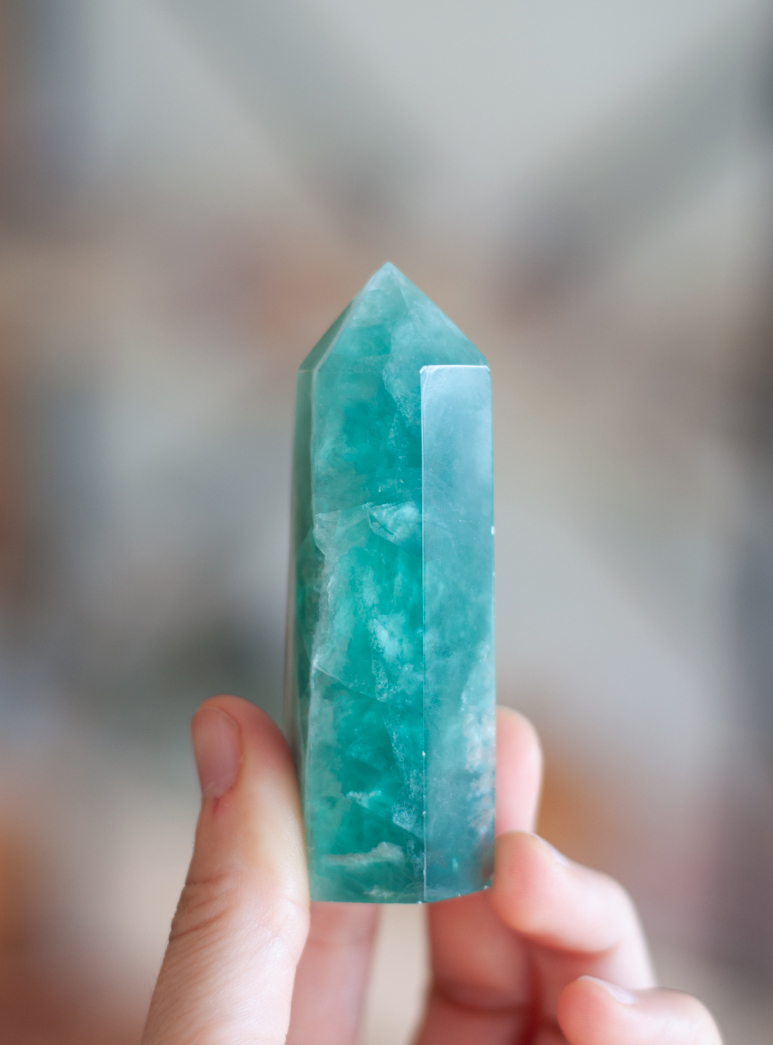 Green Fluorite Tower