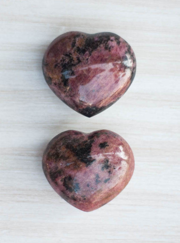 Rhodonite Heart medium