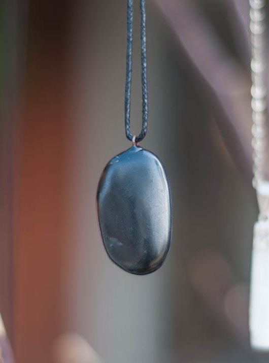 Shungite Pebble Pendant