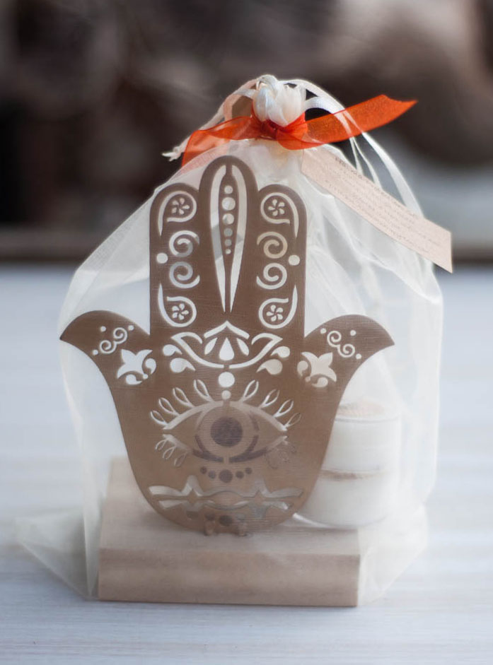 Hamsa Candle Holder