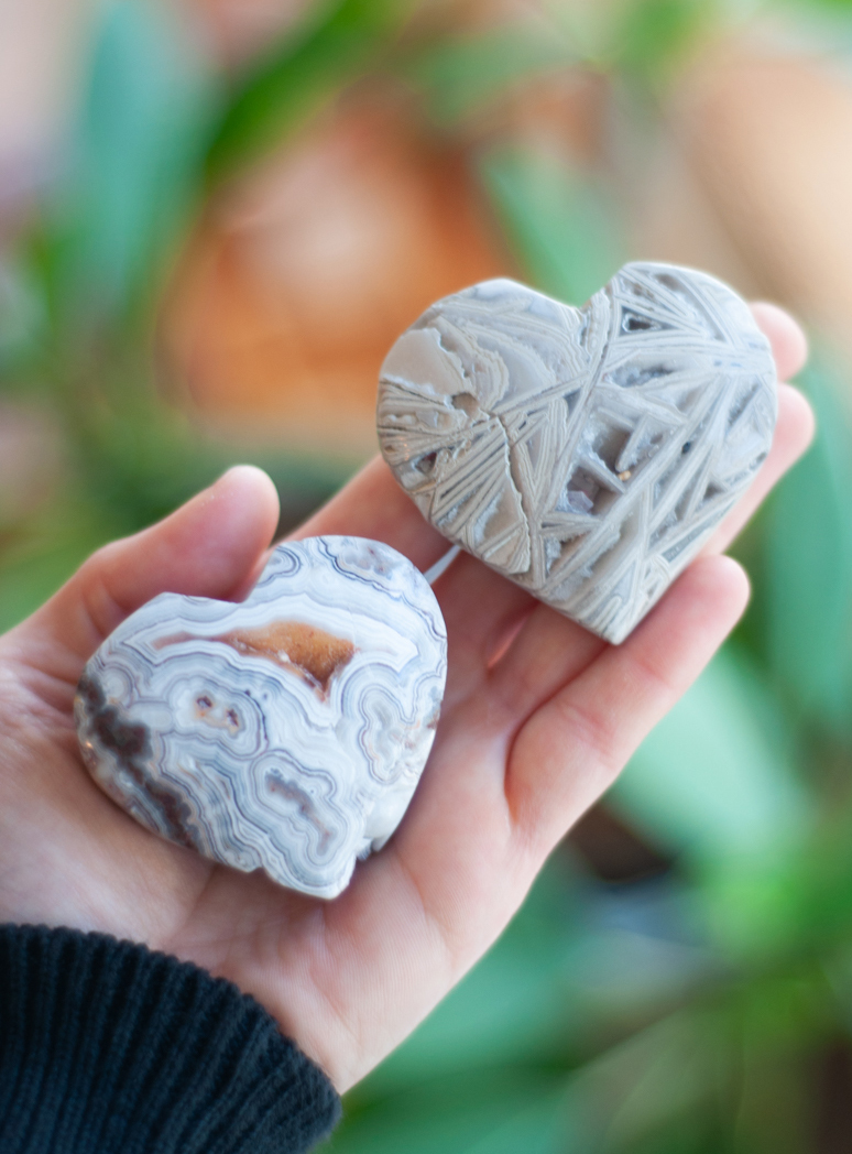 Mexican Agate Heart