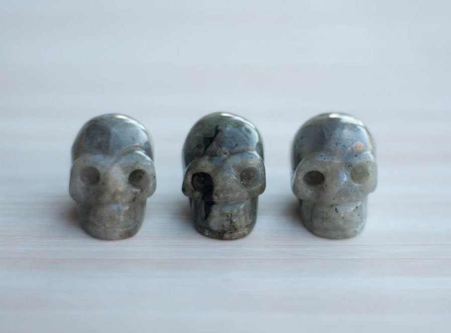 Labradorite Crystal Skull small