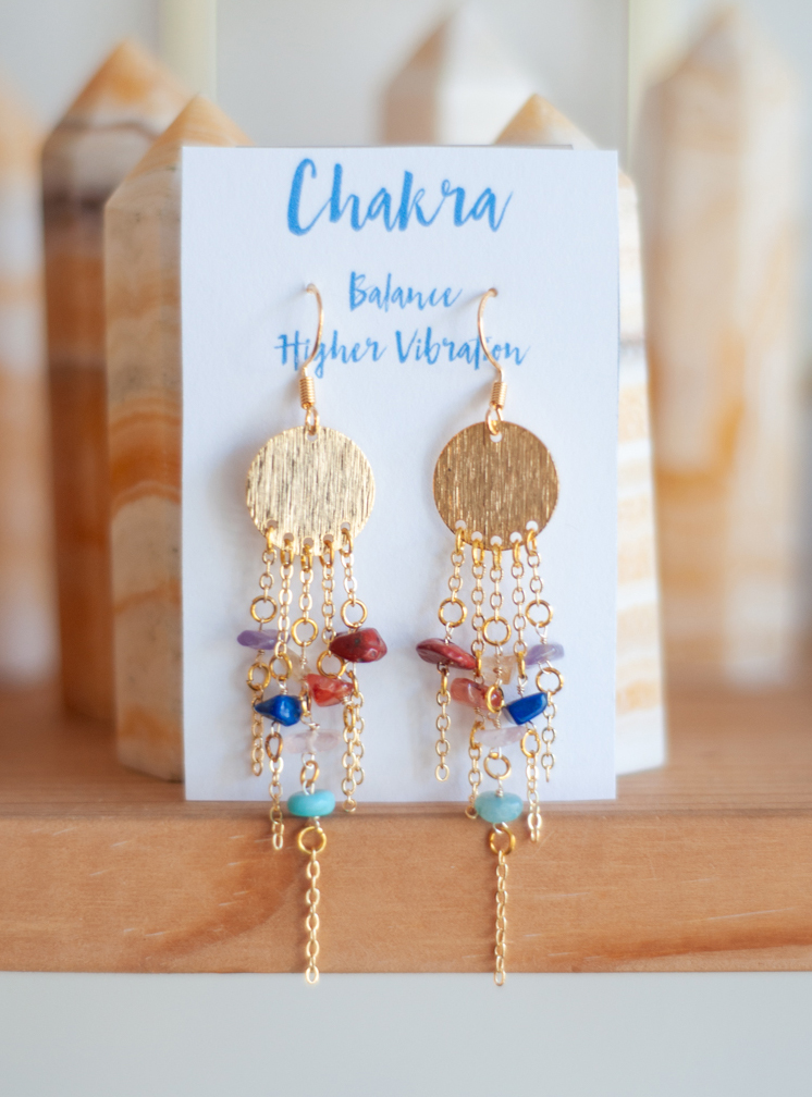 Chakra Dangle Earrings
