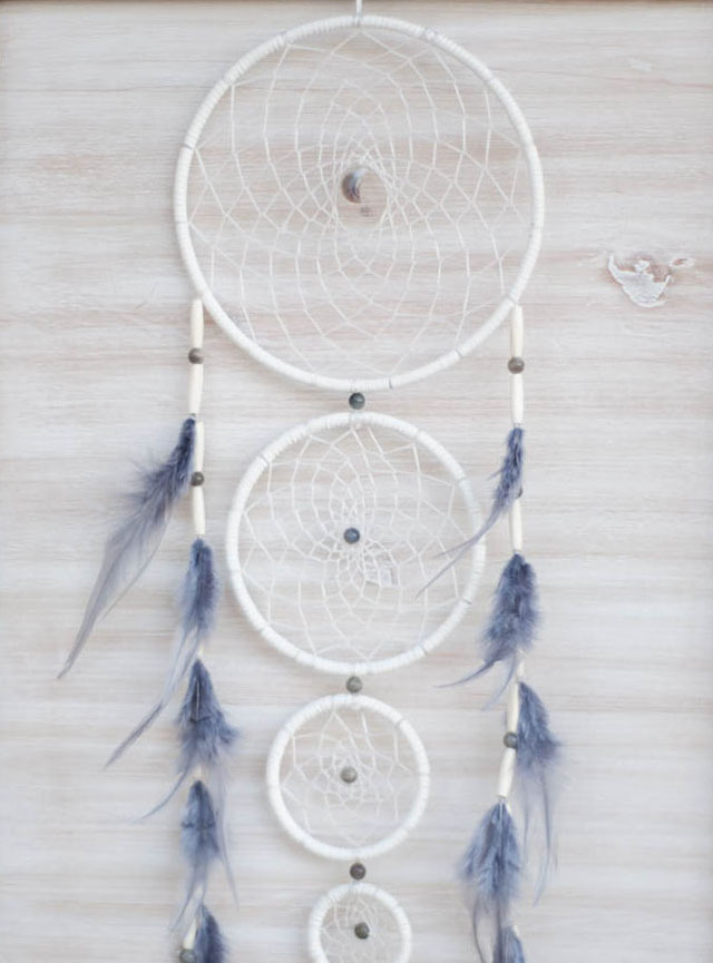 White Layered Dreamcatcher