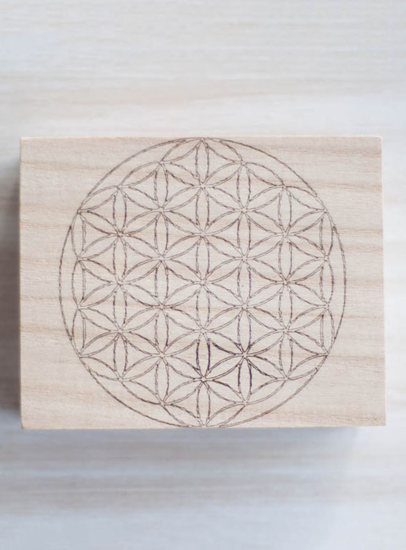 Flower of Life Wood Box