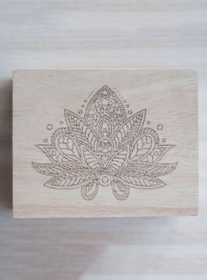 Lotus Wood Box