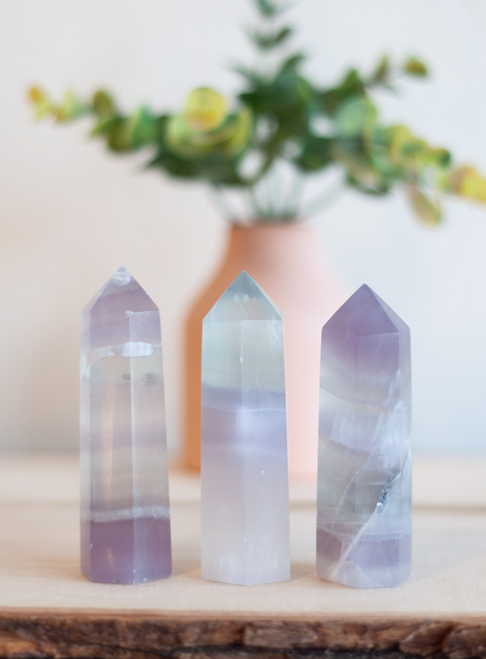 Lavender Fluorite Tower