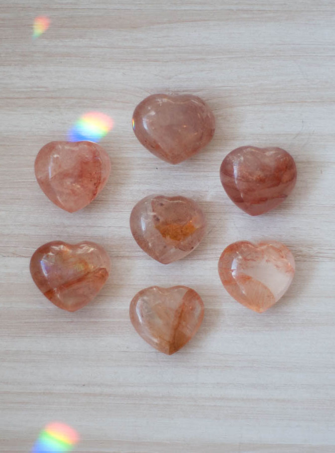 Fire Quartz Heart