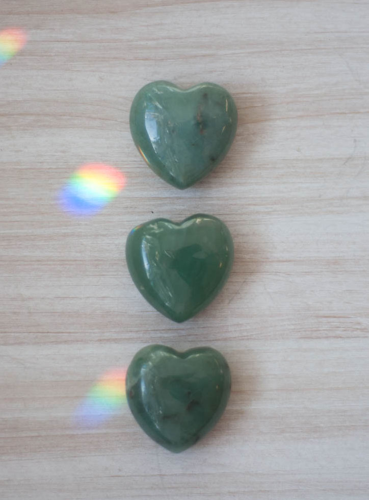 Green Aventurine Heart small