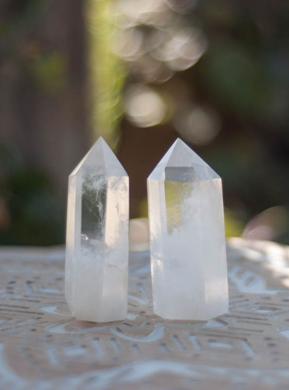 Clear Quartz Tower