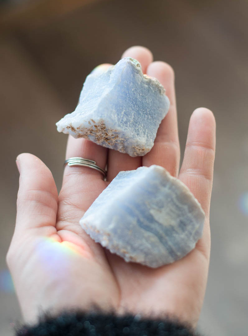 Raw Blue Lace Agate