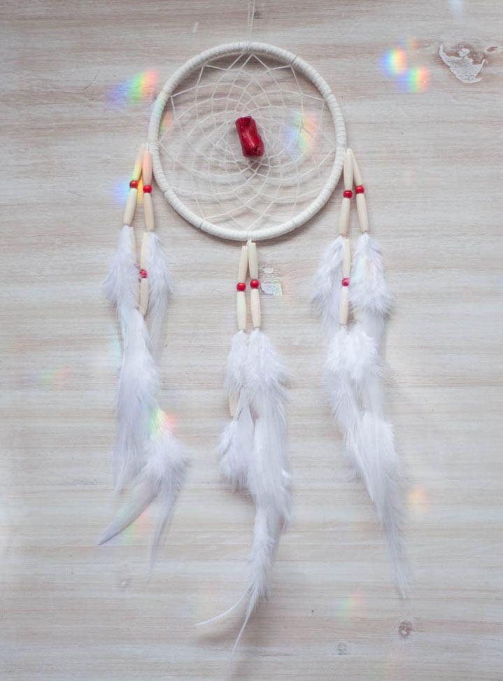 Red Coral Dreamcatcher #3 - passion