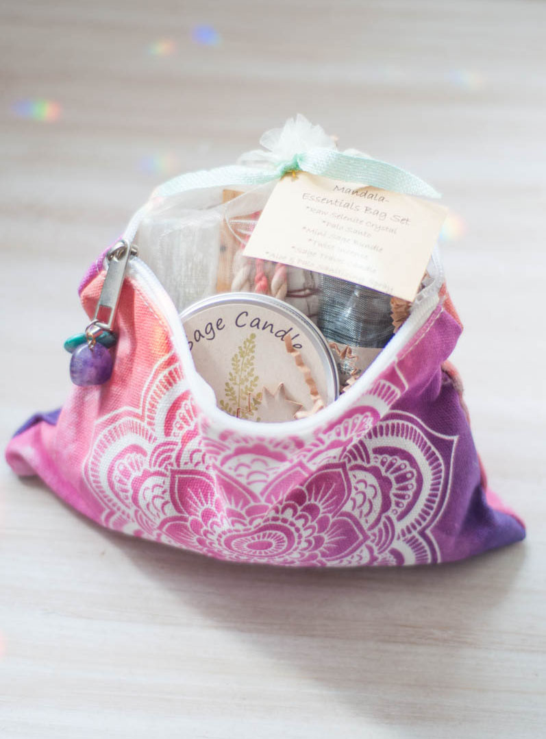 Mandala Gift Set Crystal Grids Village Rock Shop