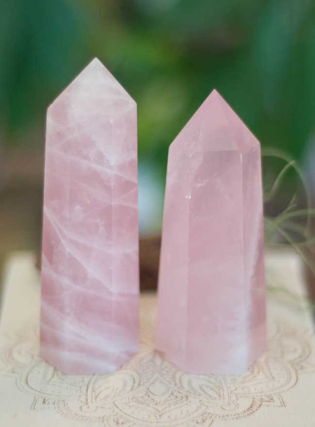 Rose Quartz Tower Large