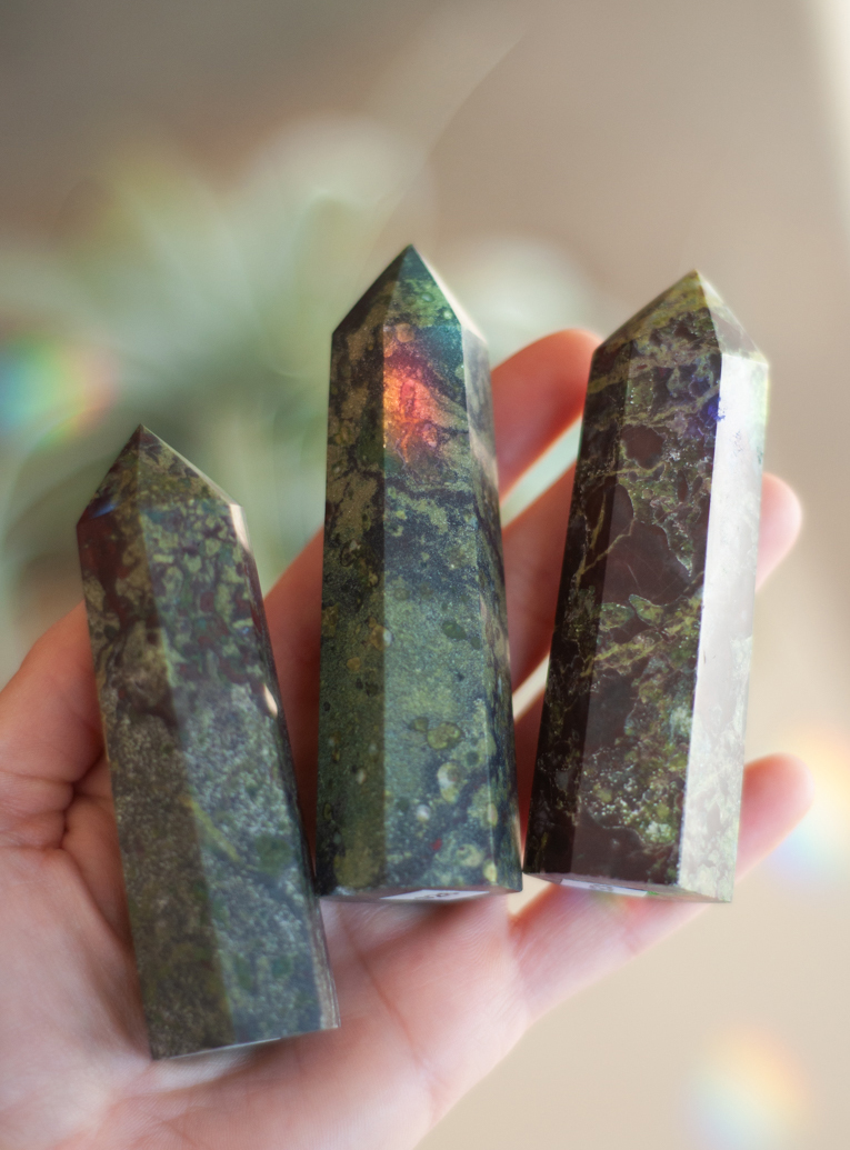 Dragon Blood Jasper Tower