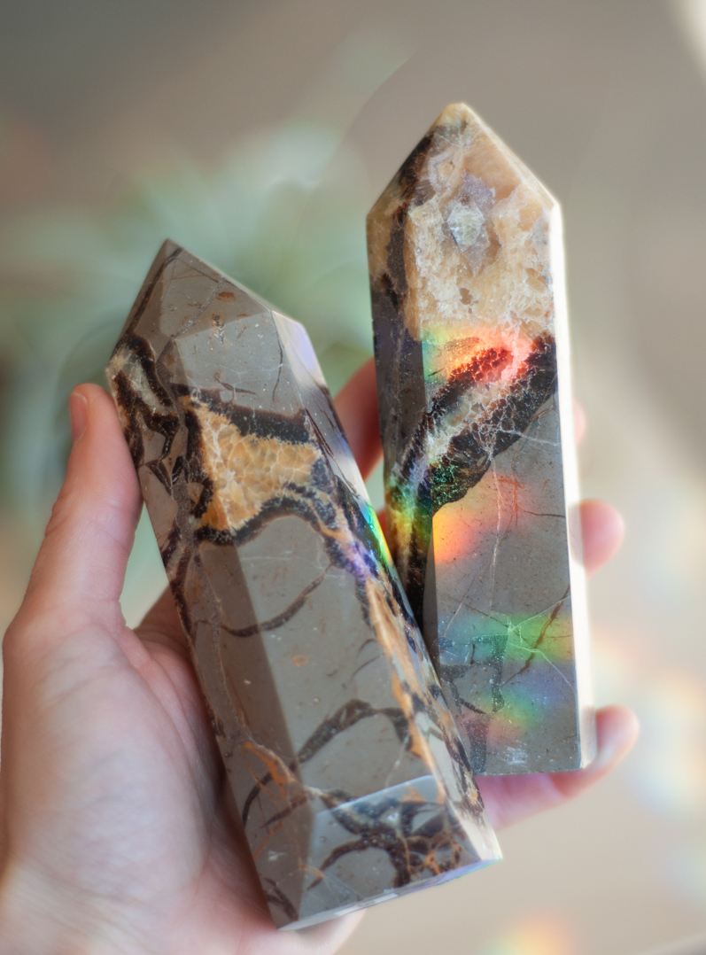 Septarian Yellow Tower large