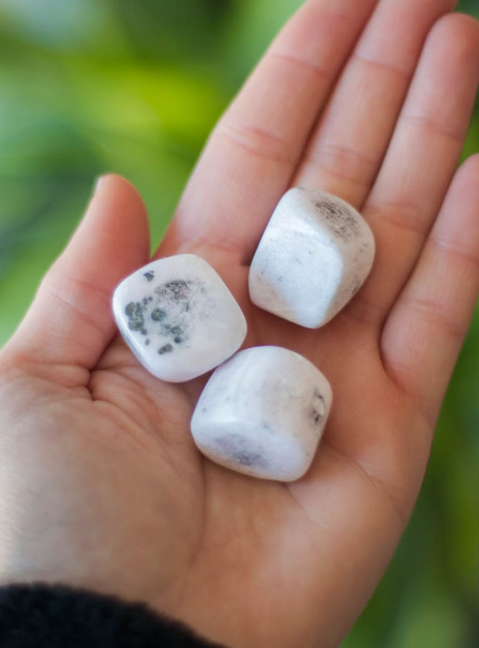 Tumbled Mangano Calcite