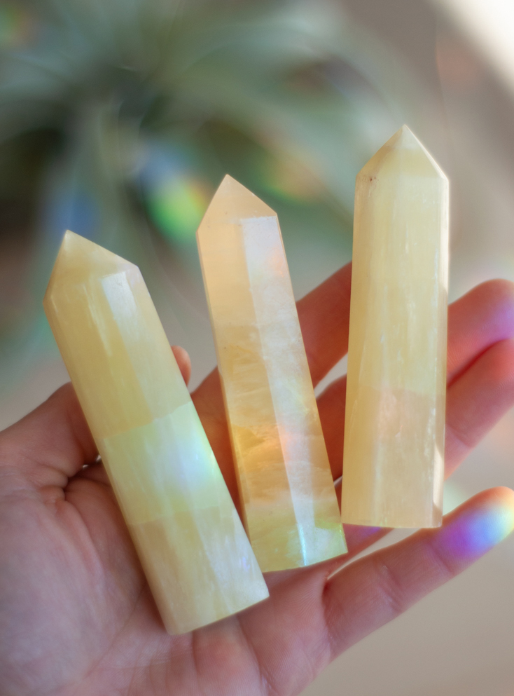 Lemon Calcite Tower