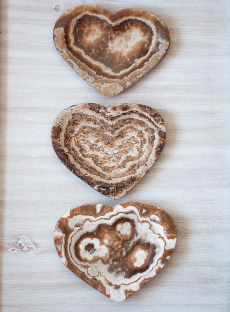 Aragonite Bowl - heart