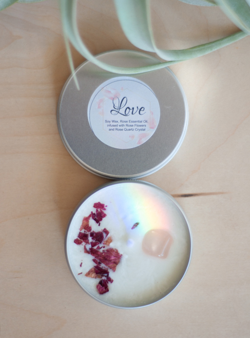 Love Tin Candle