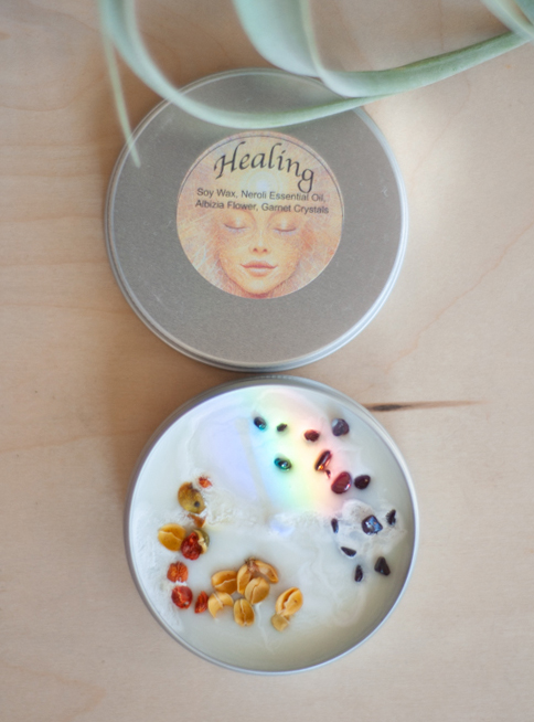 Healing Tin Candle