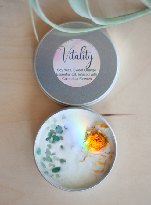 Vitality Tin Candle
