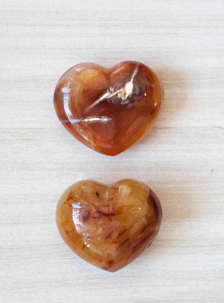 Carnelian Heart - large