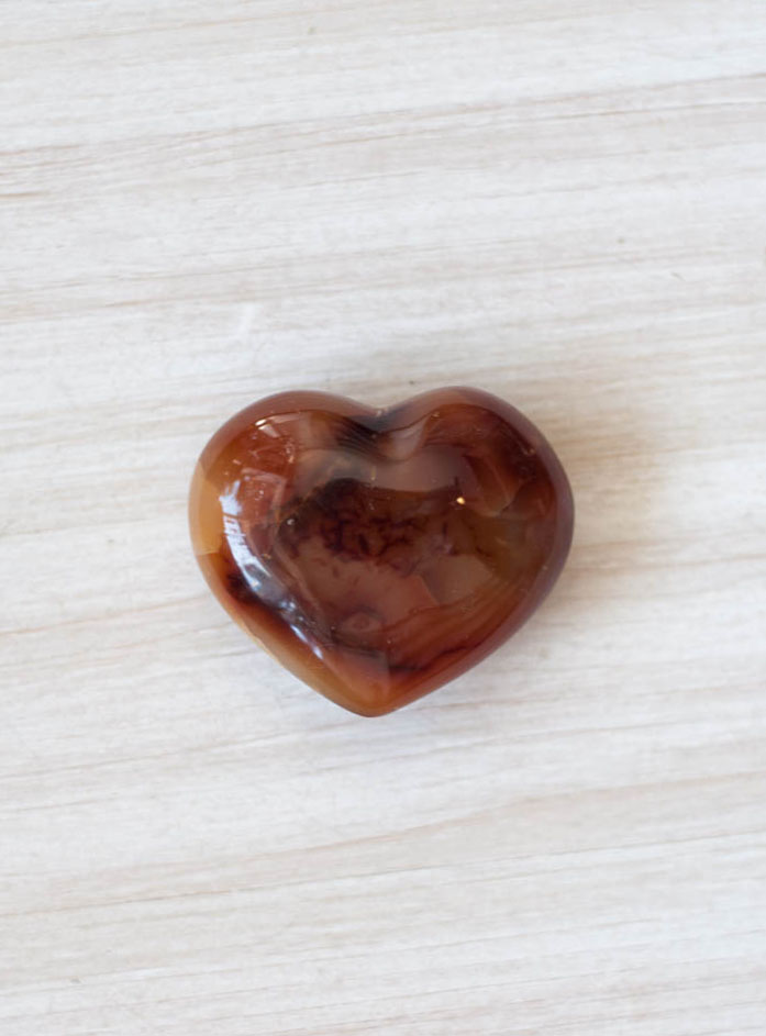 Carnelian Heart - medium