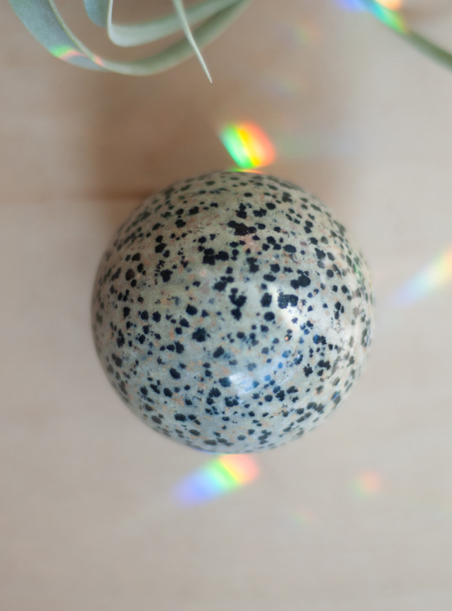 Dalmation Jasper Sphere