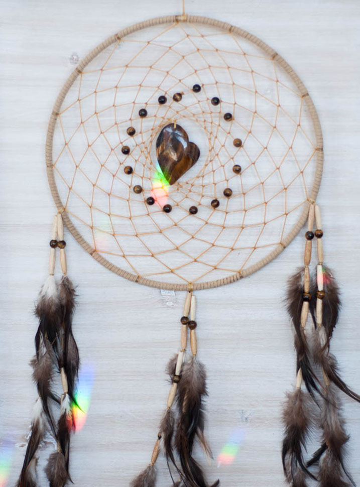 Tiger's Eye Dreamcatcher