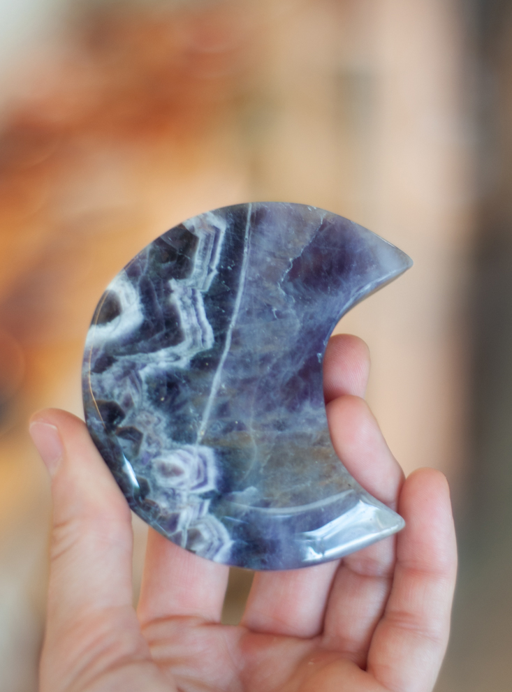 Chevron Amethyst Moon