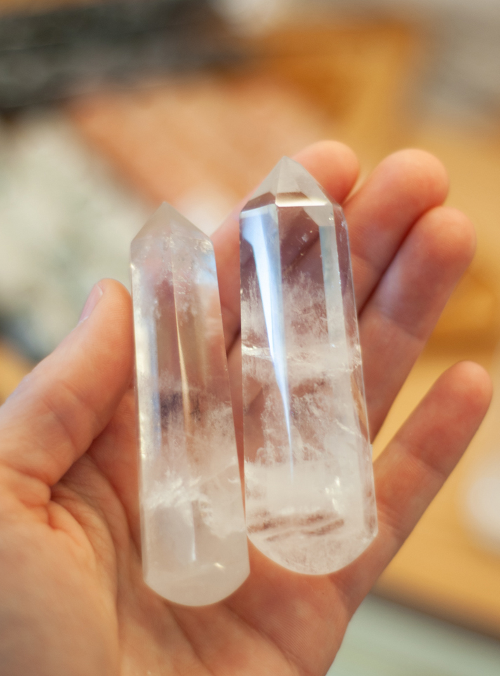Clear Quartz Massage and Pressure Point Wand