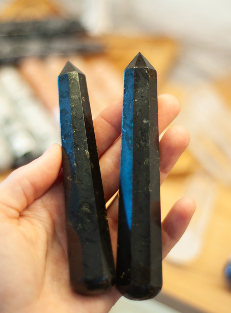 Black Tourmaline Massage and Pressure Point Wand