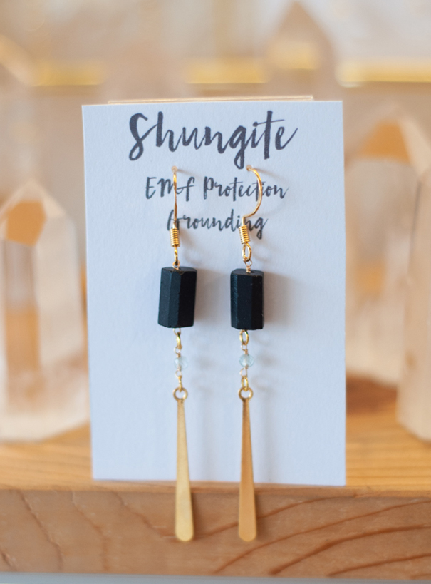 Shungite Earrings
