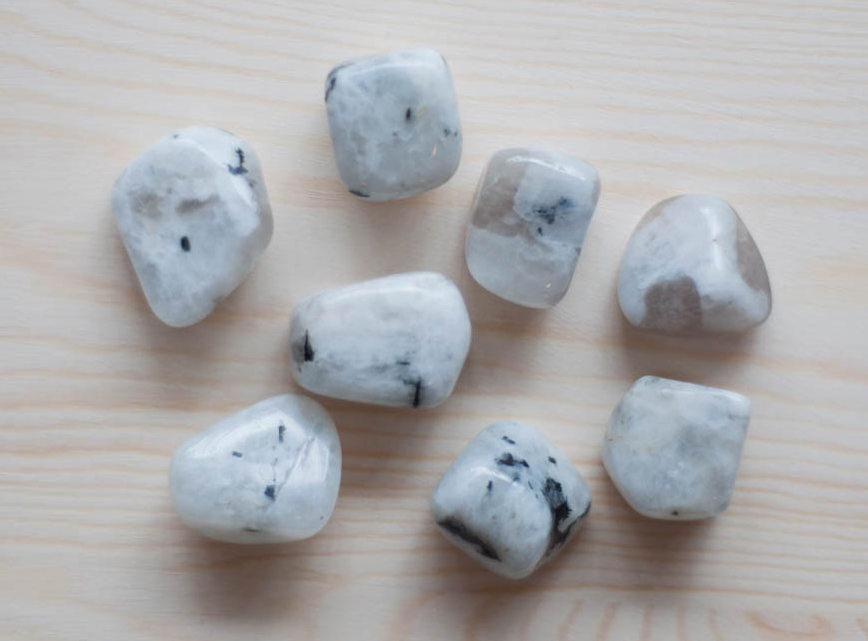 Tumbled Rainbow Moonstone