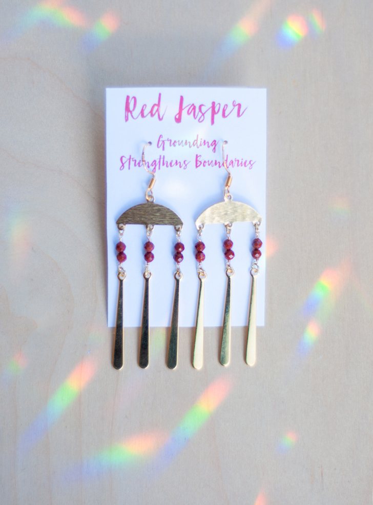 Red Jasper Earrings
