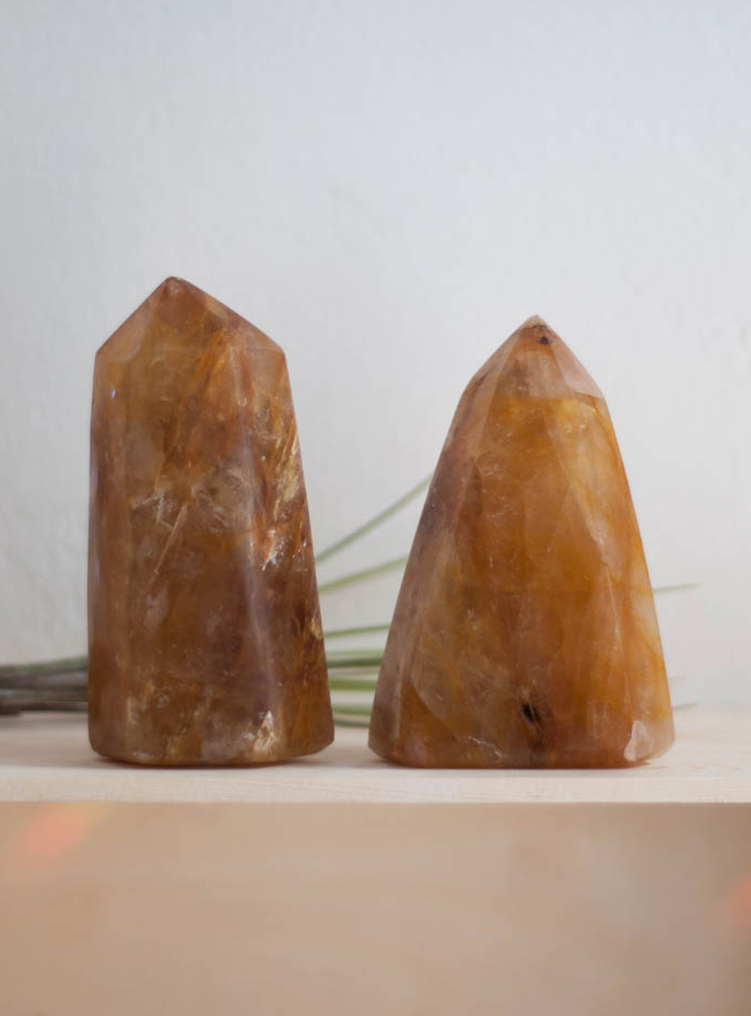 Golden Healer Quartz Tower large