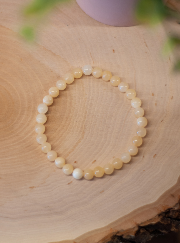 Yellow Topaz Bracelet 6mm