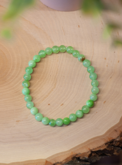 Light Jade Bracelet 6 mm