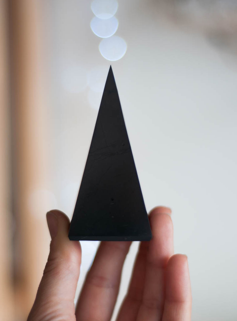 Shungite Tall Pyramid