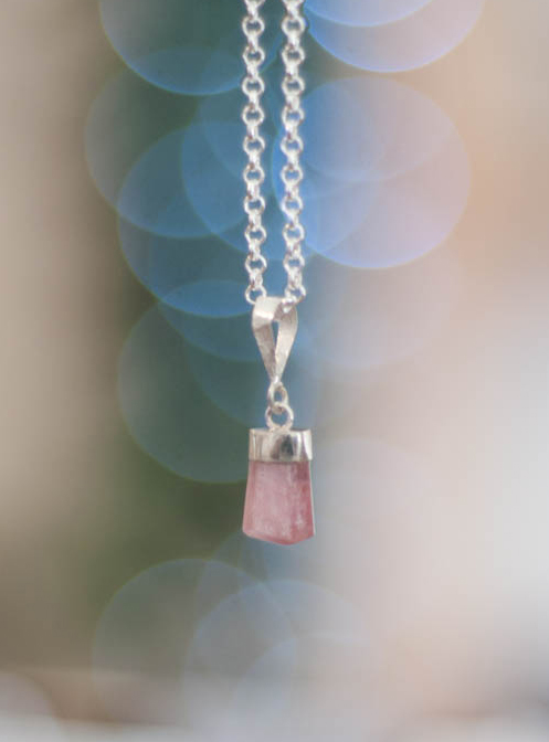 Pink Tourmaline Pendant