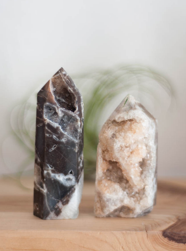 Sphalerite Druzy Tower - small