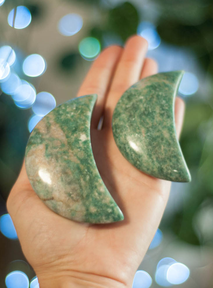 Green Aventurine Moon