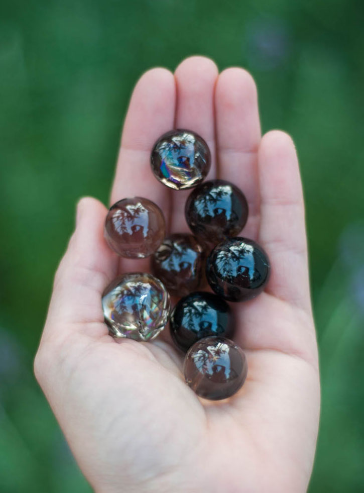 Mini Smoky Quartz Sphere