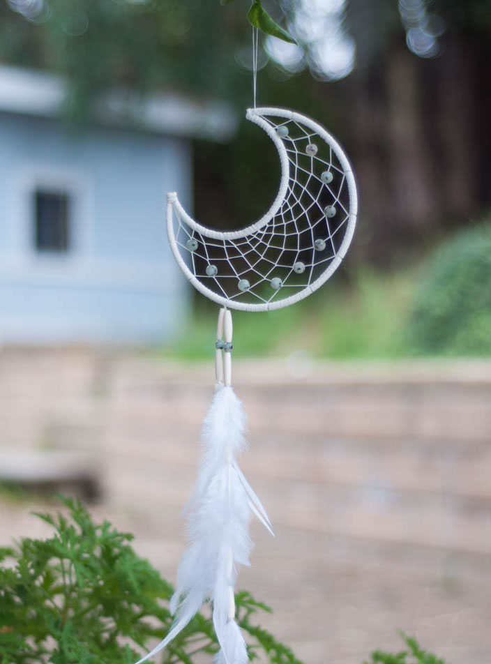 Lotus Jasper Moon Dreamcatcher