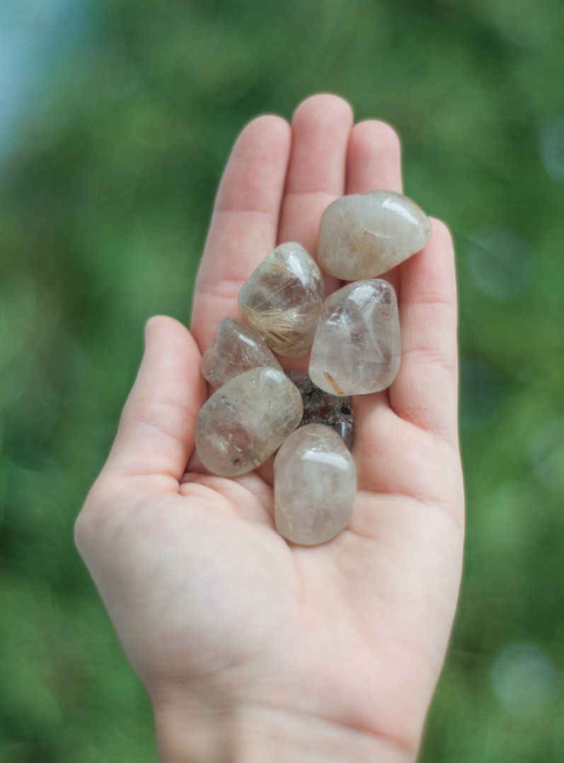 Tumbled Rutilated Quartz