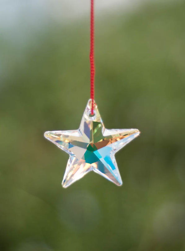 Swarovski Crystal 40mm Rainbow Maker Star