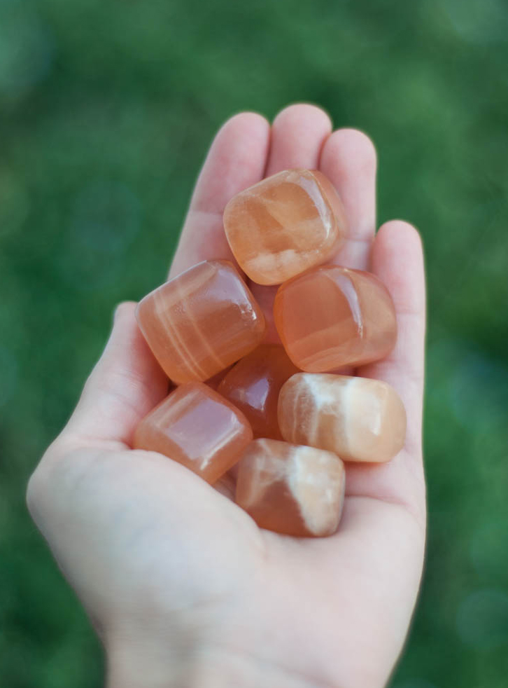 Tumbled Honey Calcite - Pakistan